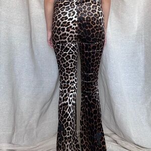 MXCI Leopard Velvet Bellbottoms UK14